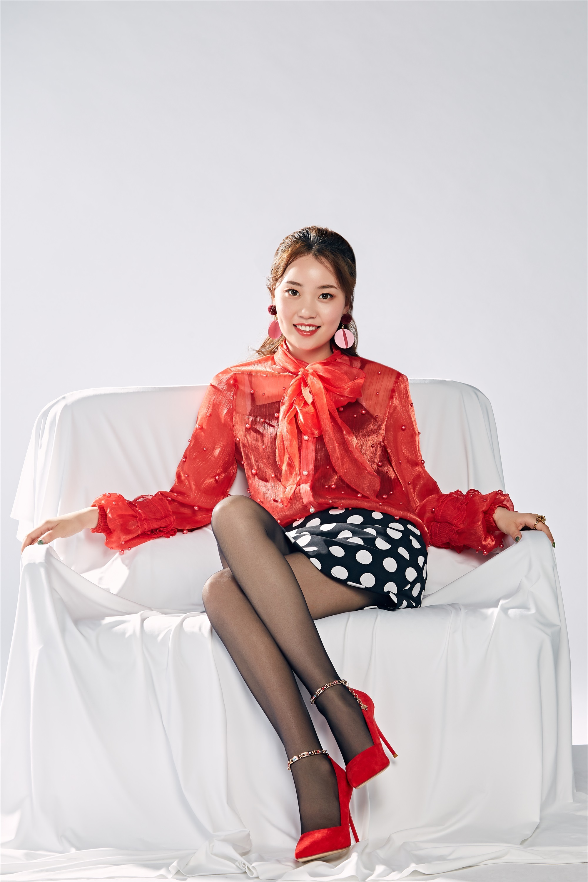 奈丝写真 NO.041 露露-红色糖果系女孩